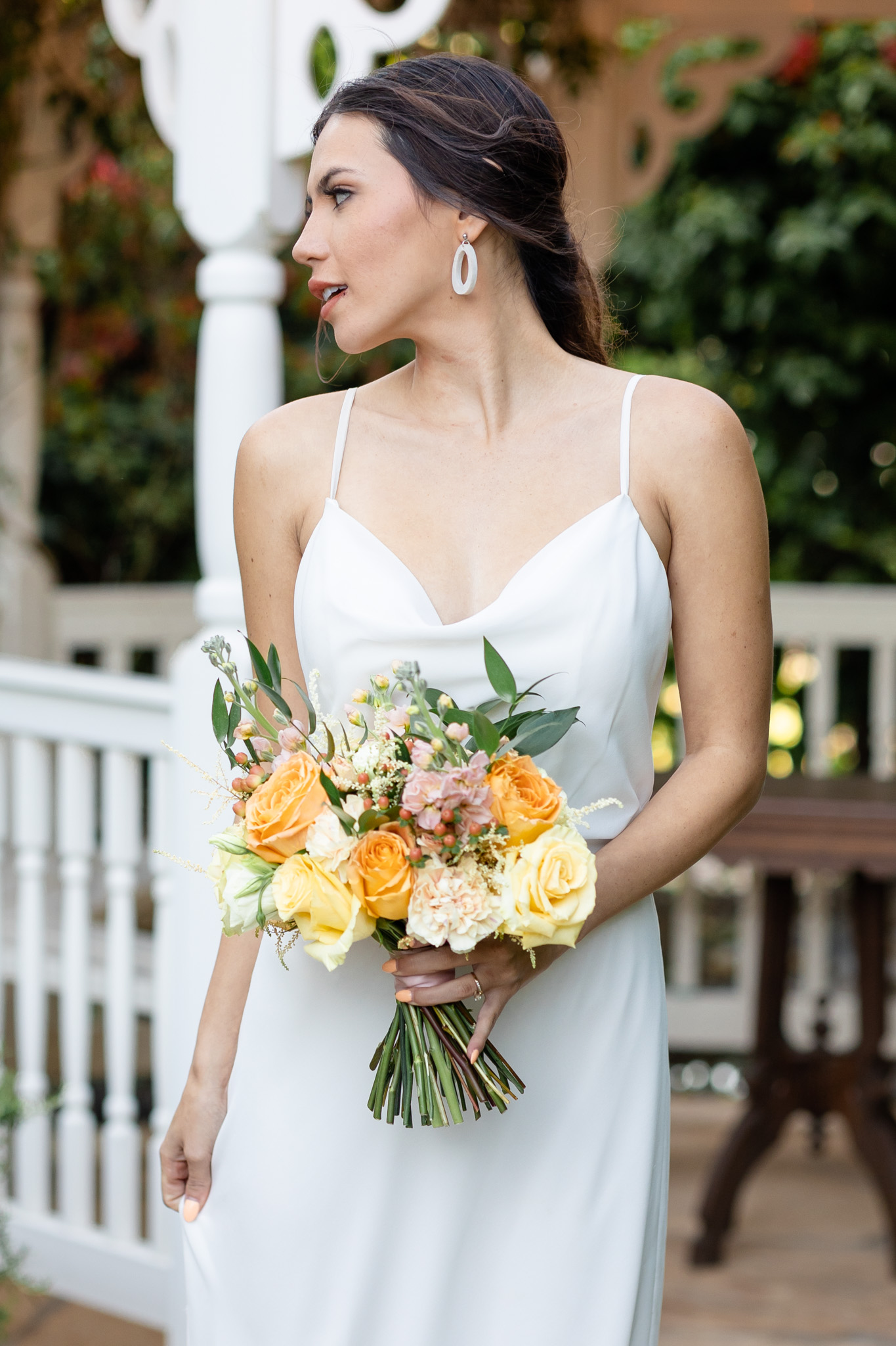 first look of a bride from a phoenix az wedding